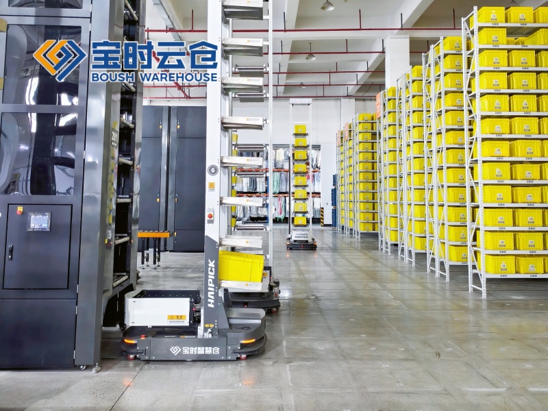 启东智慧云仓-机器人分拣+打包+发货